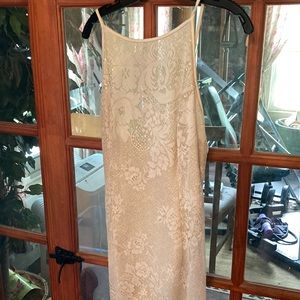 Size 8 long special occasion party dress. Sparkly with lace overlay.